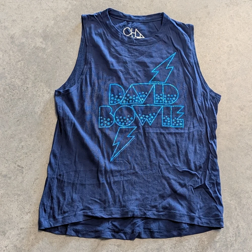CHASER david bowie sleeveless tee tank M - Picture 5 of 7